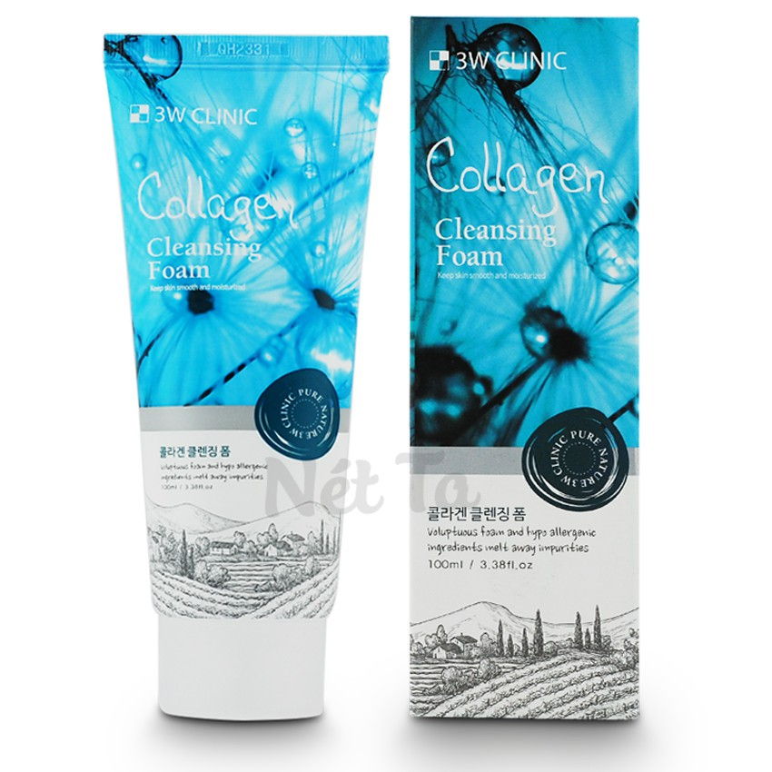 3W Clinic Collagen - Sửa rửa mặt cho da hỗn hợp