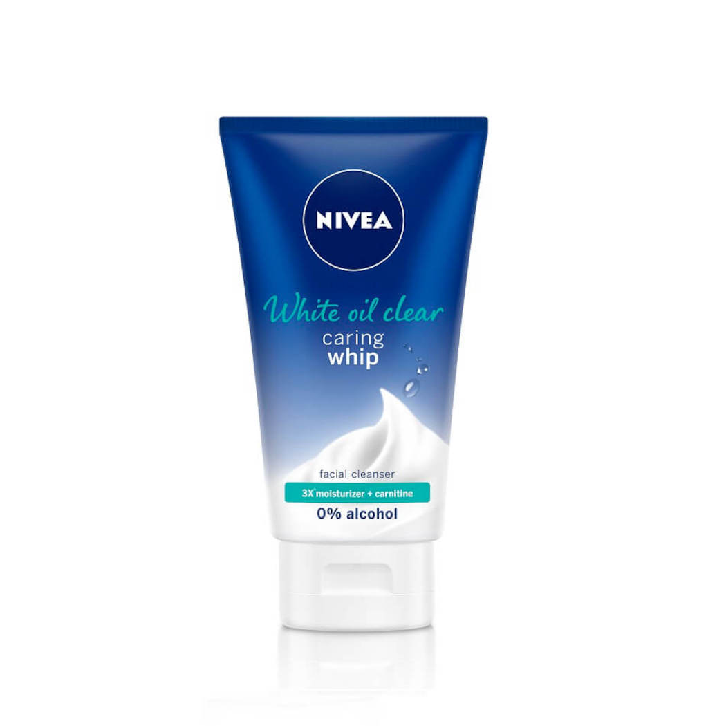 Nivea White Oil Clear Caring Whip - Sửa rửa mặt Nivea tốt nhất hiện nay
