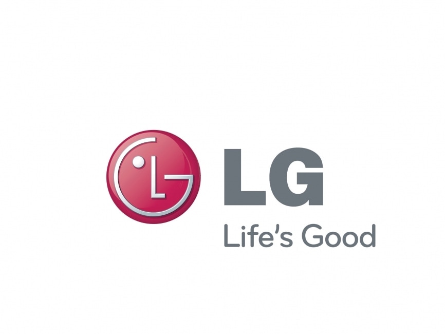 Logo LG Electronics Global, kèm slogan "Life's Good"